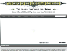 Tablet Screenshot of museumoftheamericanrailroad.org